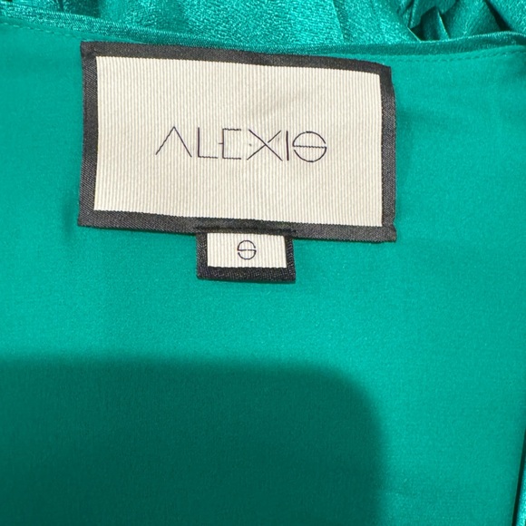 ALEXIS Komosa Emerald Wrap Mini Dress - Picture 4 of 8